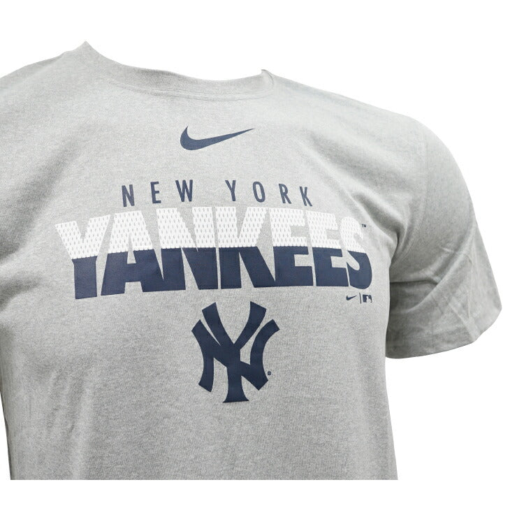 【MLB×NIKE】ナイキ ニューヨーク・ヤンキース Tシャツ 半袖 メンズ 夏物 N922-01H-NK-M6H Mesh Sprit Legend カジュアル スポーツウェア 半袖シャツ メジャーリーグ ファンギア 公式グッズ 公式アイテム