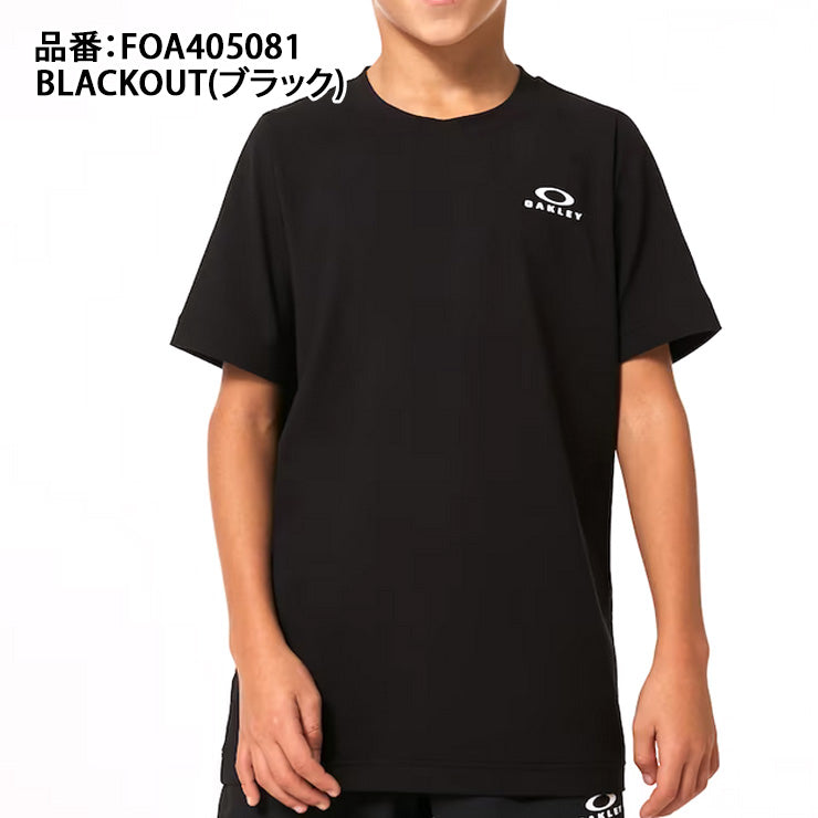 【2023モデル】オークリー ジュニア用 半袖 Tシャツ 夏用 ENHANCE QD SS TEE Bp Evo 5.0 FOA405081 子供服  キッズ Jr こども 子ども スポーツウェア トレーニングウェア 半袖シャツ ランニング 吸汗速乾 oakley