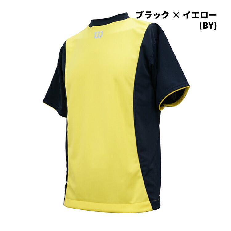 ウィルソン 野球 限定復刻 アンダーシャツ Tシャツ 袖ネイビー 丸首 半袖 TWO TONE BODY 夏用 WTA18HS-N 大人 一般  ハーフスリーブ インナーシャツ スポーツウェア トレーニングウェア wilson