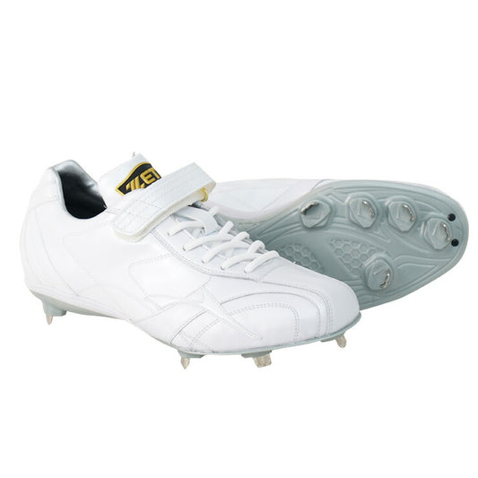 【2023モデル】ゼット プロステイタス 野球 白スパイク 源田モデル カンガルーレザー 紐＆マジックベルト 26.0～28.5 金具スパイク 高校野球対応 BSR2979WH ローカット ホワイトスパイク 大人 一般 中学生 高校生 金属スパイク ZETT PROSTATUS あす楽