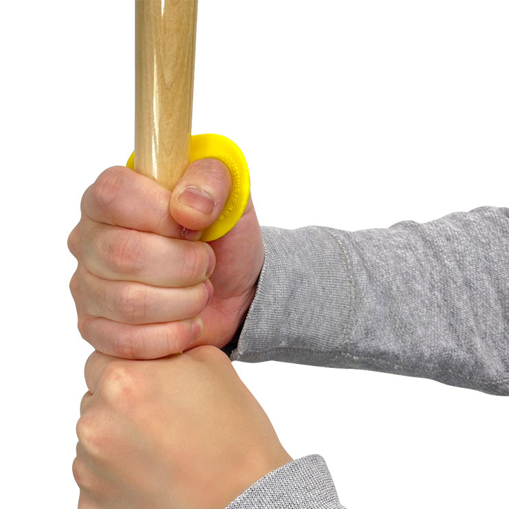 【日本未発売】バッティング時に親指を守る！ プロヒッター PROHITTER イエロー 黄色 軟式野球 硬式野球 並行輸入品 直輸入品 フィンガーグリップ 衝撃吸収 練習用 試合用 大人 一般