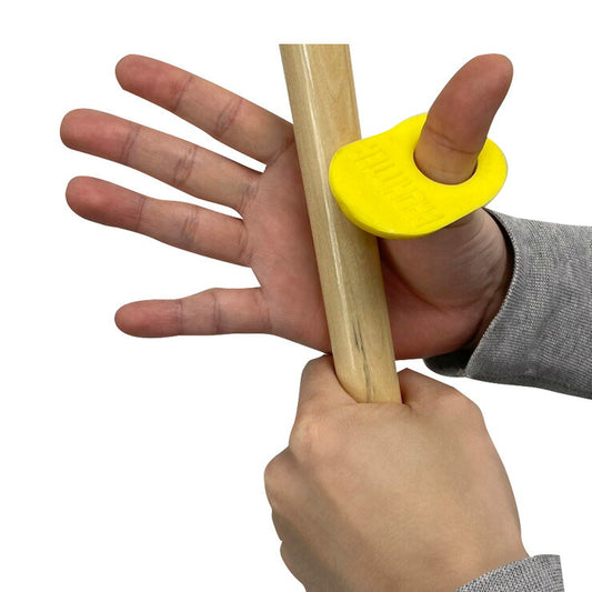 【日本未発売】バッティング時に親指を守る！ プロヒッター PROHITTER イエロー 黄色 軟式野球 硬式野球 並行輸入品 直輸入品 フィンガーグリップ 衝撃吸収 練習用 試合用 大人 一般