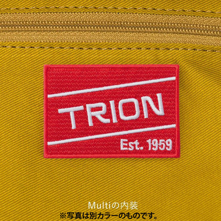 トライオン TRION 本革 トートバッグ グラブレザー 横型 マルチカラー 