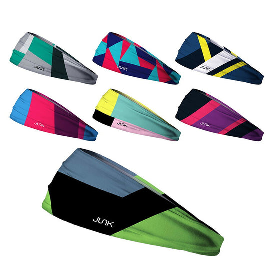 【日本未発売】JUNK Blands ヘッドバンド BIG BANG LITE COLOR BLOCK 並行輸入品 ジャンクブランド メンズ レディース 男女兼用 ターバン ヘアバンド ヘアーバンド 髪留め 汗止め スポーツ 野球 アメフト バスケ テニス ランニング トレーニング カラフル 直輸入品