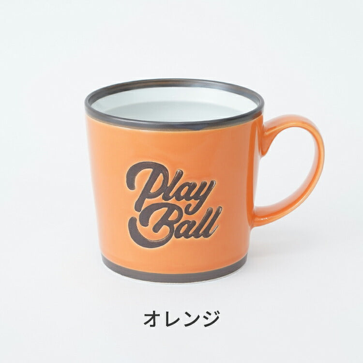 WAZAN 和山 波佐見焼 陶器 Playball マグカップ 280cc 全8色 1個 野球